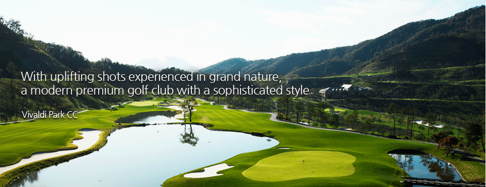 With uplifting shots experienced in grand nature, a modern premium golf club with a sophisticated style Vivaldi Park CC